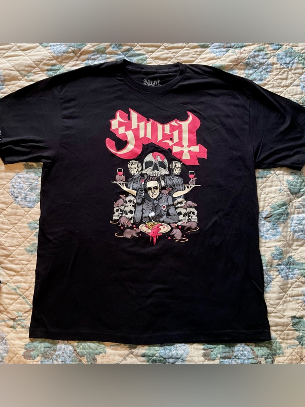 Ghost black band tshirt